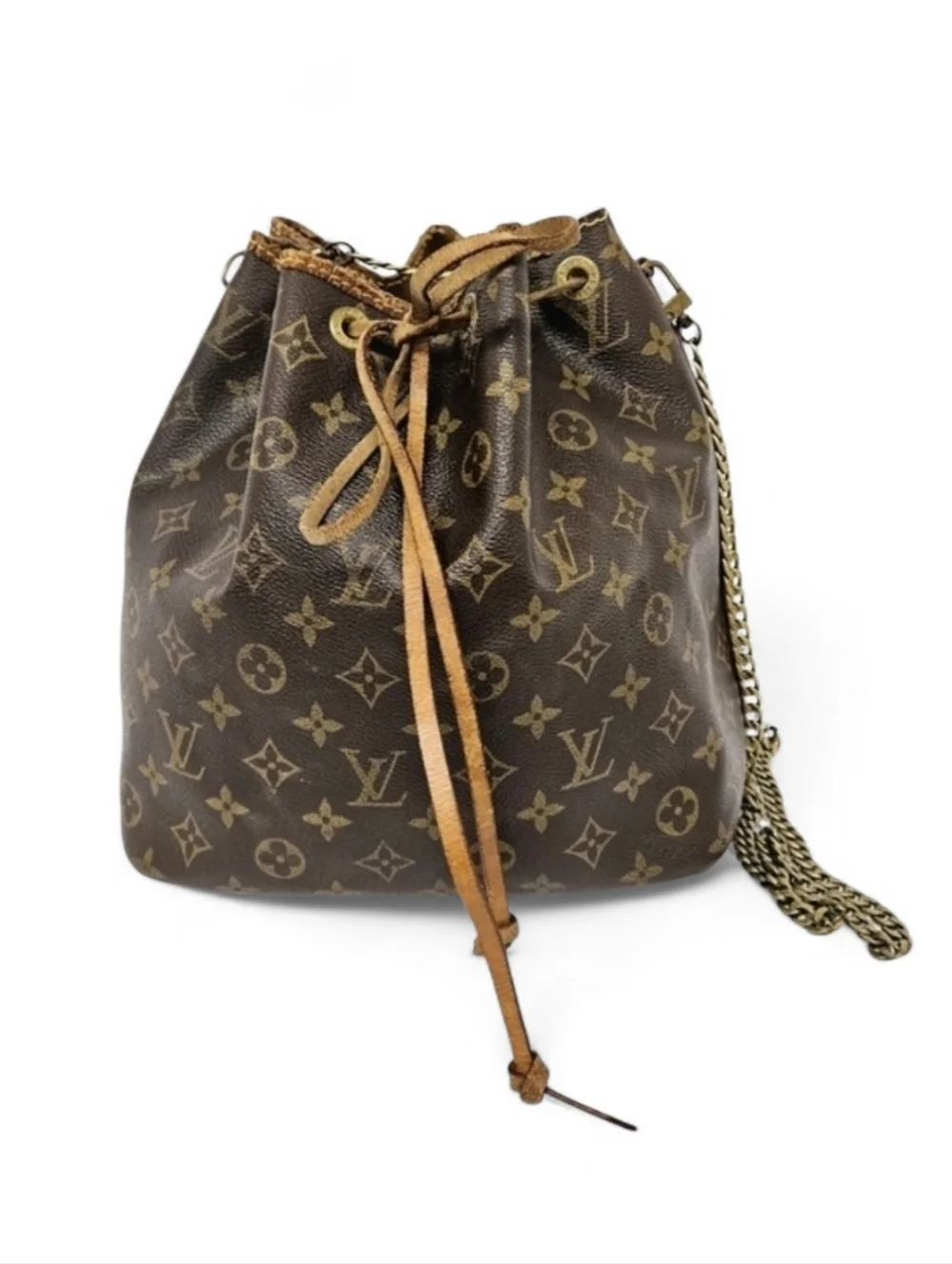 Louis Vuitton Noe Bucket Bag in Monogram Canvas and Leather